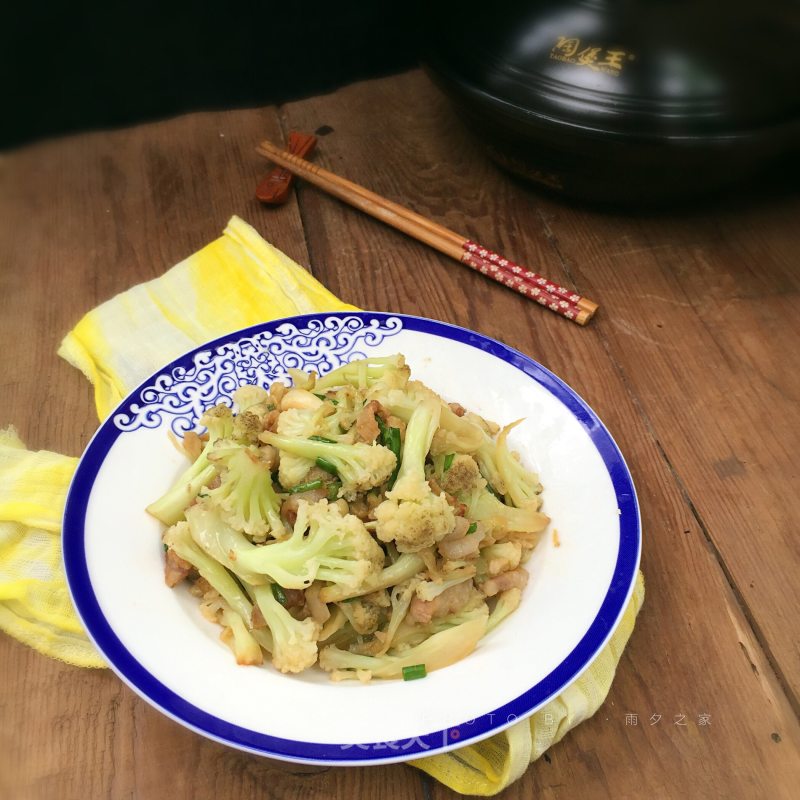 Stir-fried Cauliflower in Griddle recipe