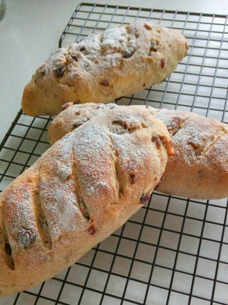 Whole Wheat Walnut Cranberry Bread recipe