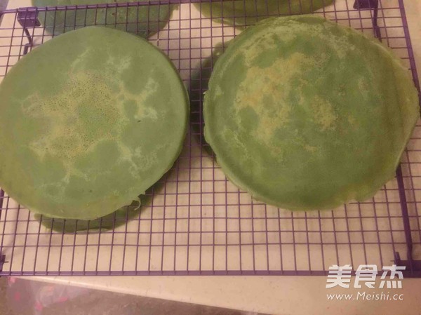 Mango Durian Matcha Melaleuca Cake recipe