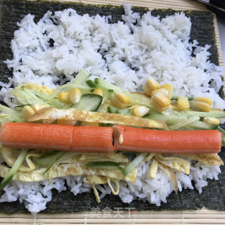 Crab Sticks and Seaweed Rice recipe
