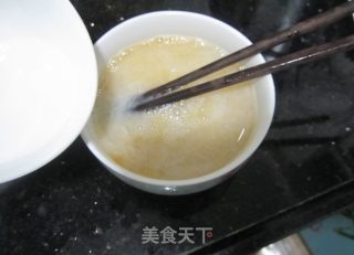 Steamed Egg Custard with Crab Noodles recipe