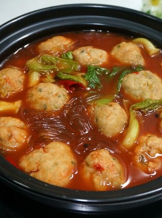 Spicy Fish Ball Hot Pot