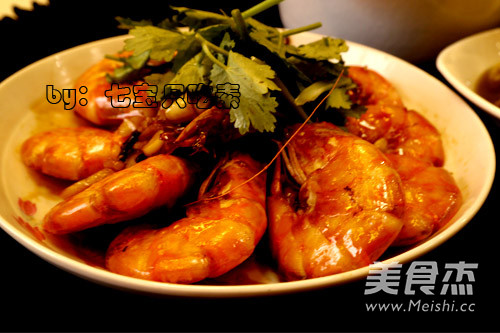 Loving Red Oil Stuffed Prawns recipe