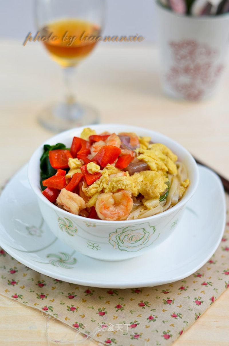 Shrimp and Egg Lo Mein recipe