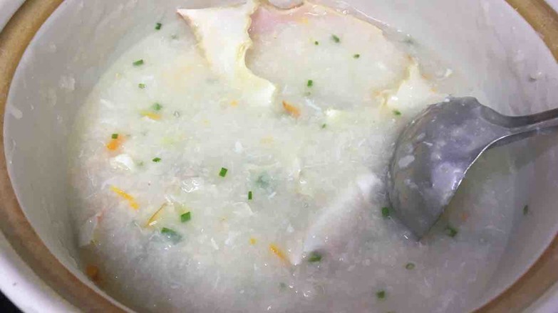 Raw Crab Congee recipe