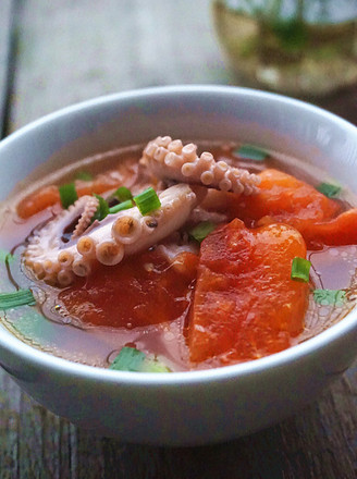 Tomato Cuttlefish Soup