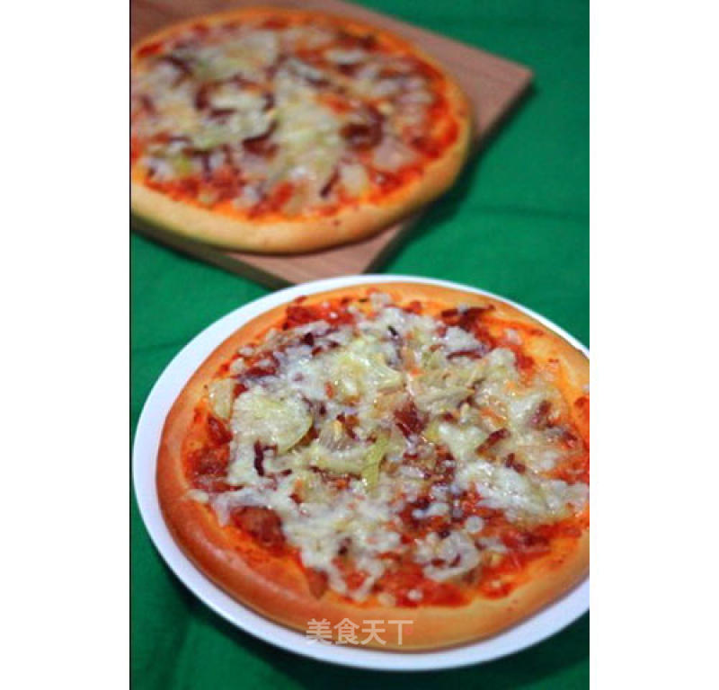 Onion Bacon Pizza recipe