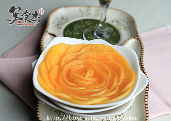 Orange Radish Flower recipe