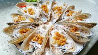 Steamed Corn Mussels with Garlic recipe