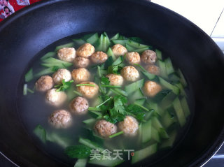 Cucumber Meatball Soup recipe