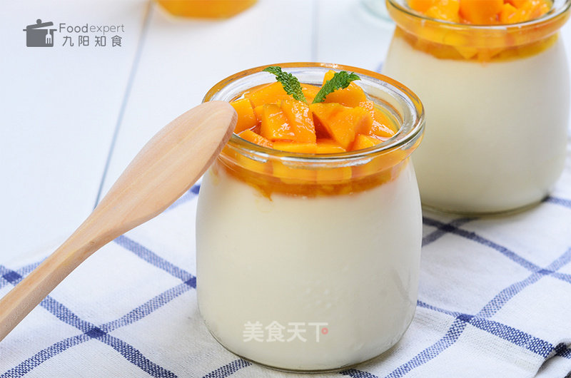 Mango Soy Milk Pudding-jiuyang Zhishi recipe