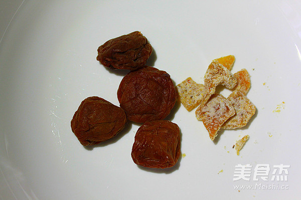 Chinese Plum, Tangerine Peel and Yam recipe