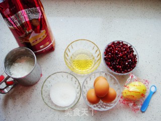 Pomegranate Chiffon Cake recipe