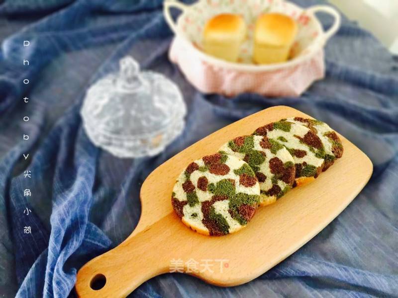 #四session Baking Contest and is Love to Eat Festival#camouflage Toast Bread recipe