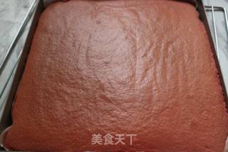 Red Velvet Pork Floss Cake Roll recipe