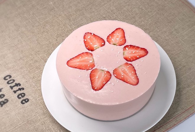 6 Inch Strawberry Mousse Cake recipe