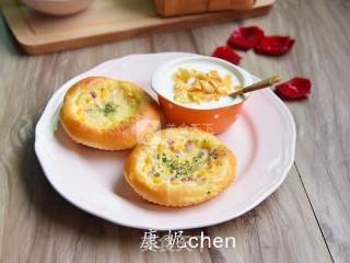 #aca烤明星大赛#corn Bacon Cheese Bread recipe