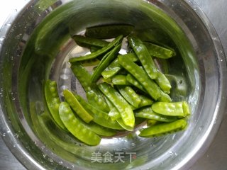 Fried Snow Peas recipe