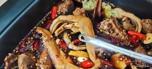 Spicy Duck Neck, Duck Feet, Duck Heart recipe