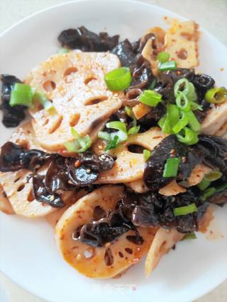 Hot and Sour Lotus Root Slices recipe