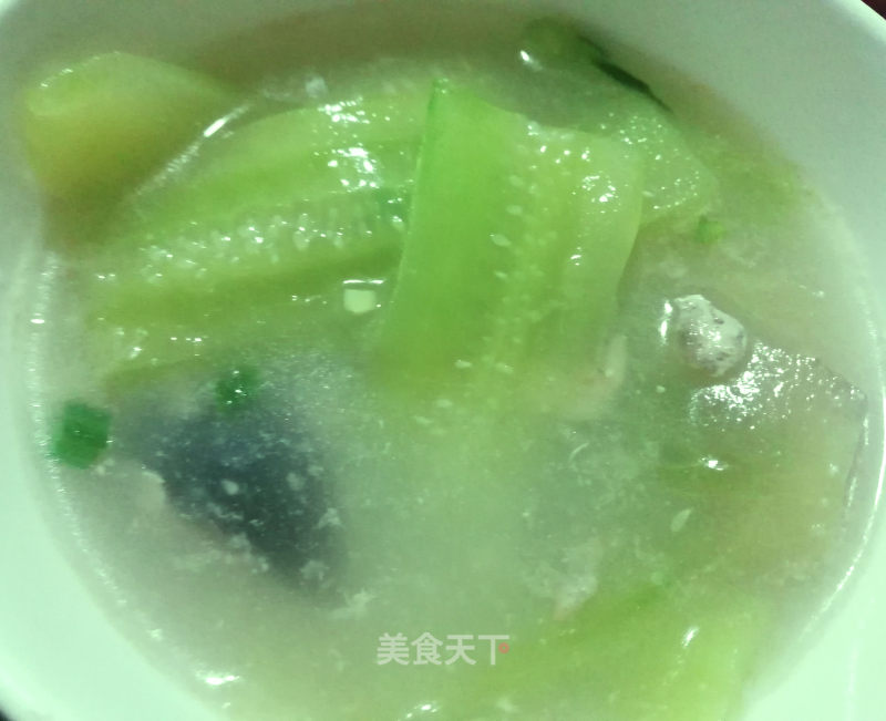 Cucumber Preserved Egg Soup recipe