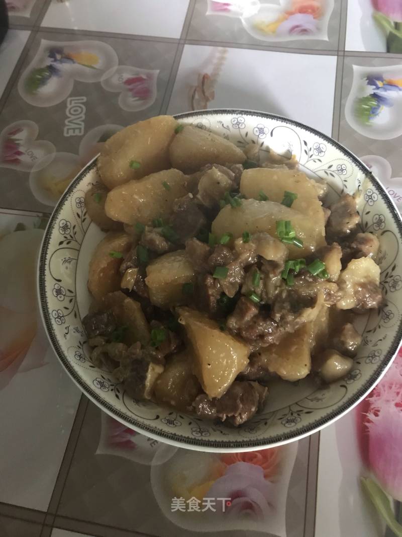 Beef Brisket Braised Radish recipe
