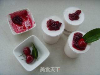 Cherry Yogurt Mousse recipe