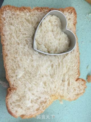 #四session Baking Contest and is Love to Eat Festival# Egg Heart Bread Crisp recipe