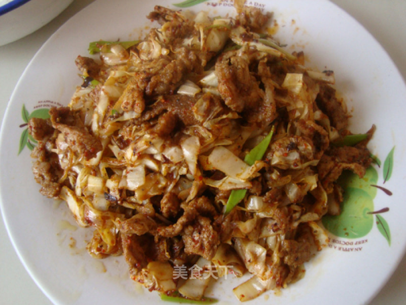 Family Version of Fried Pork with Cumin recipe
