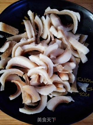 Soy Bean Sprouts Boiled Pork Skin recipe