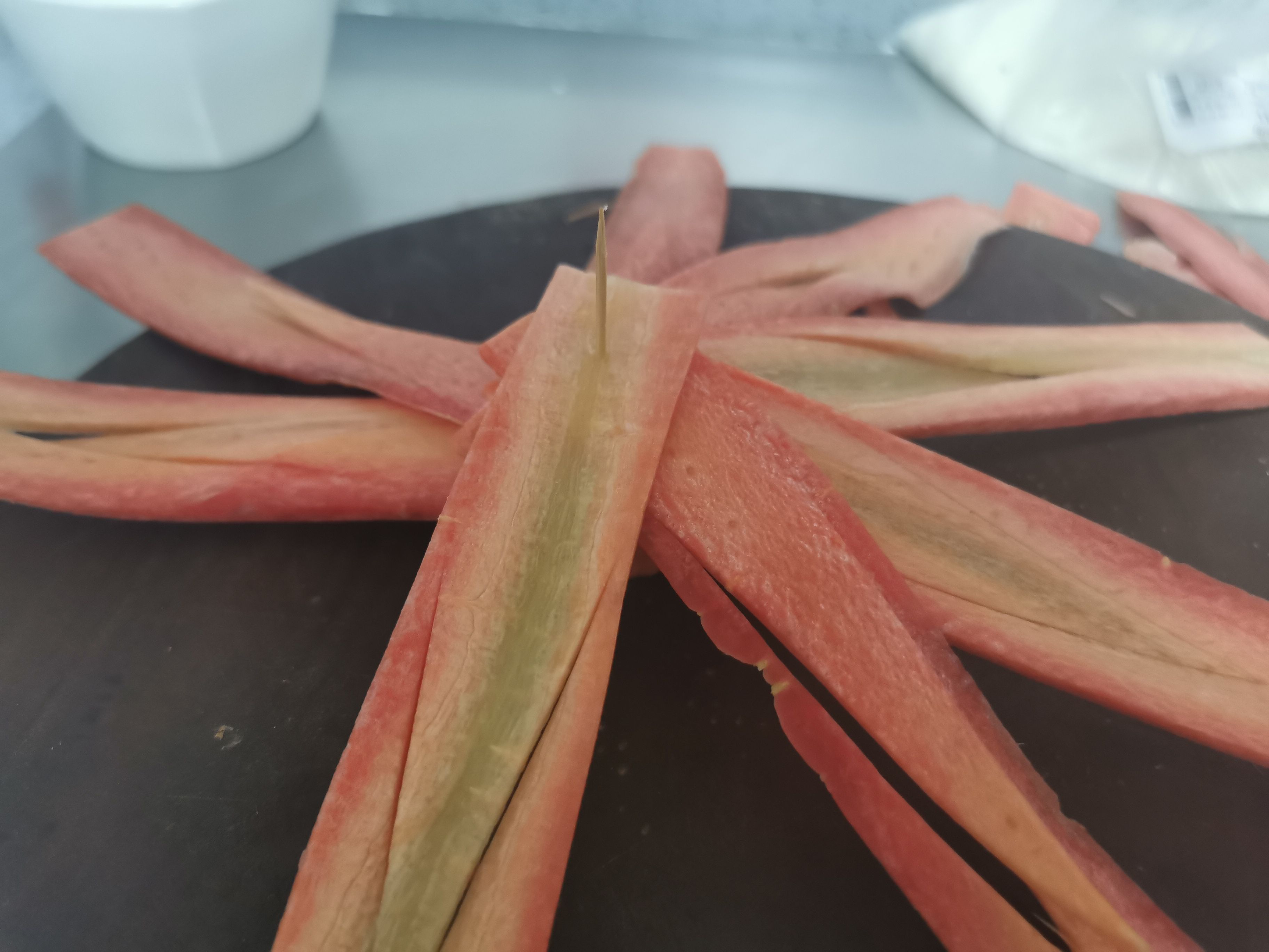 Carrot Flower Plate recipe