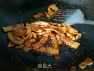 Fried Eggplant with String Beans recipe