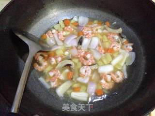 【curry Potatoes and Shrimp】----delicious and Refreshing recipe
