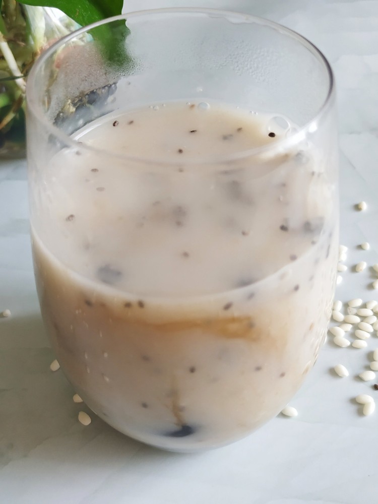 Chia Seed Distilled Oats and Herbal Jelly Tea recipe