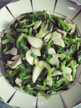 Stir-fried Pleurotus Eryngii with Cabbage recipe