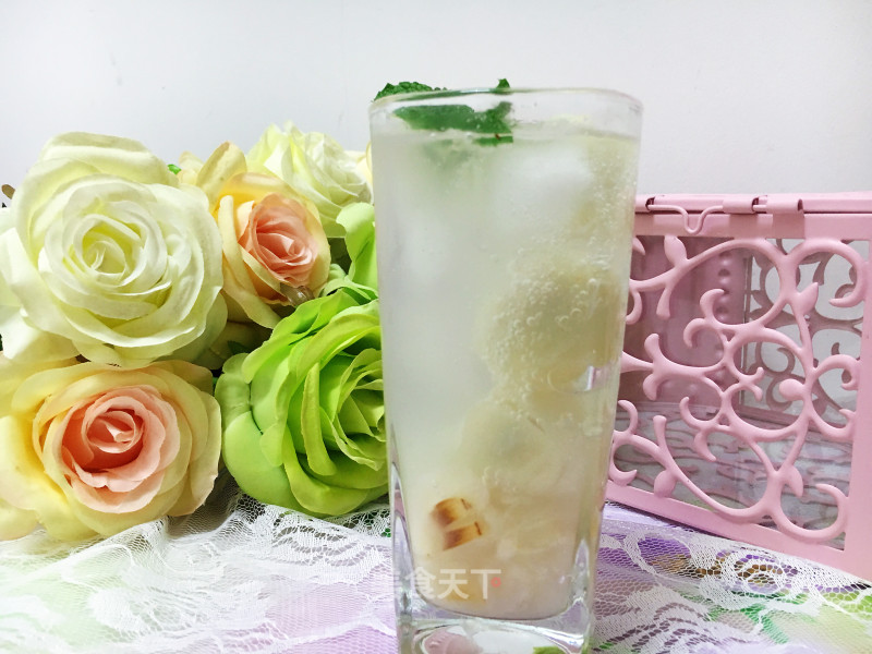 Iced Lychee Mint Drink recipe