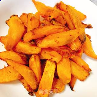 Fried Sweet Potato Strips recipe