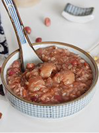 Longan Red Rice and Blood Congee