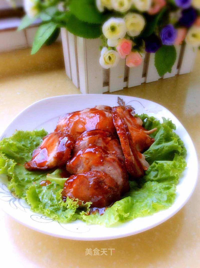 Barbecued Pork with Honey Sauce recipe