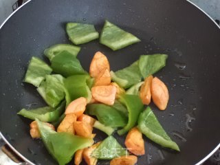 Yam Green Pepper Carrot recipe