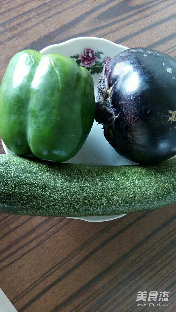 Zucchini, Bell Peppers and Eggplant recipe