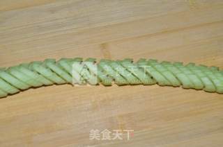 Steamed Loofah with Garlic Vermicelli recipe