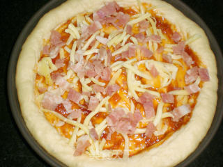 Bacon and Shrimp Pizza recipe