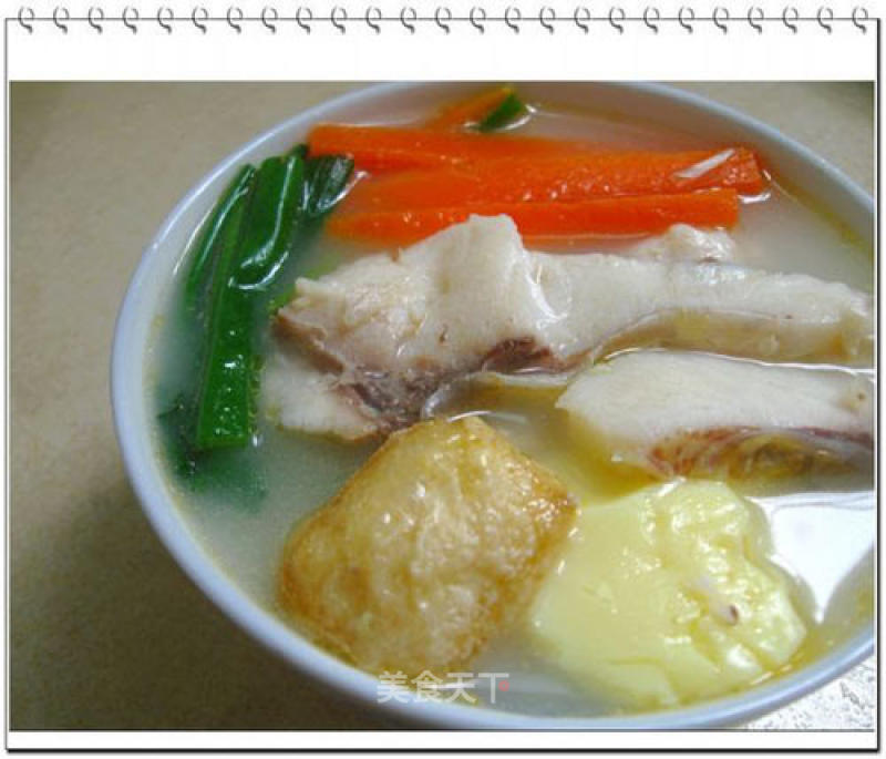Tofu Fish Belly Soup recipe