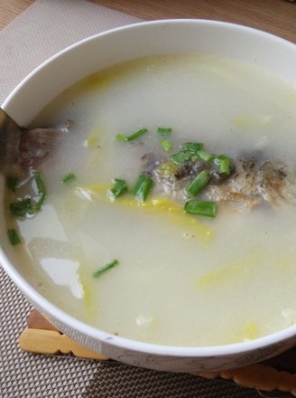 Cabbage Crucian Fish Soup recipe