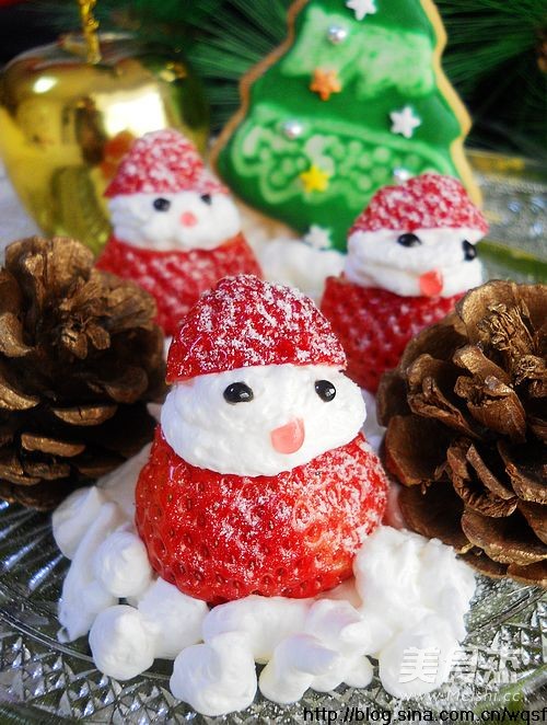 Strawberry Santa recipe