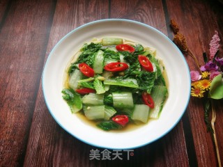 Cabbage in Oyster Sauce recipe
