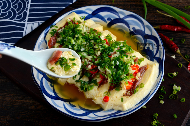 Ham Steamed Tofu recipe