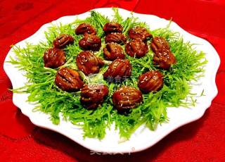 Roasted Fancy Chicken Gizzards with Garlic and Sesame recipe