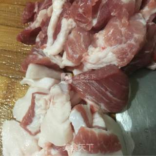 Sliced Pork with Tea Tree Mushroom recipe